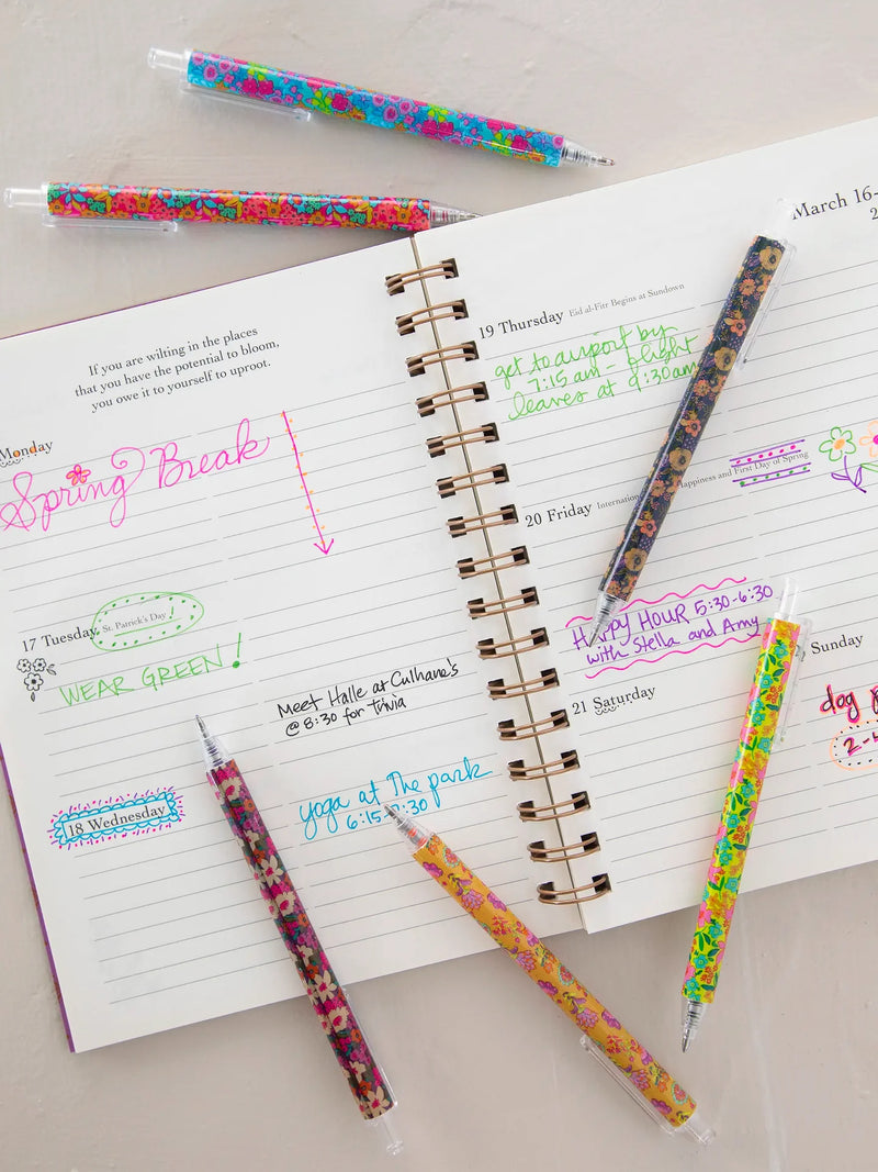 Natural Life Best Gel Pens Ever, Set of 6 - Multicolored Ink