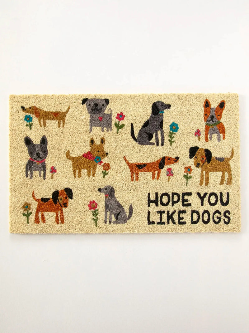 Natural Life Bungalow Doormat - Like Dogs (Natural)