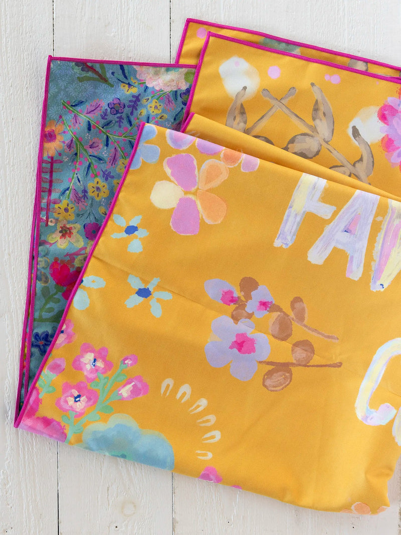 Natural Life - Double-Sided Microfiber Beach Towel - Sunshine Is My Favorite Color