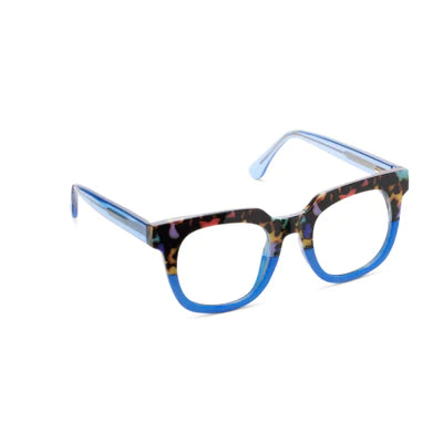 Peepers Readers - Showbiz - Peepfetti Tortoise/Blue (with Blue Light Focus™ Eyewear Lenses)