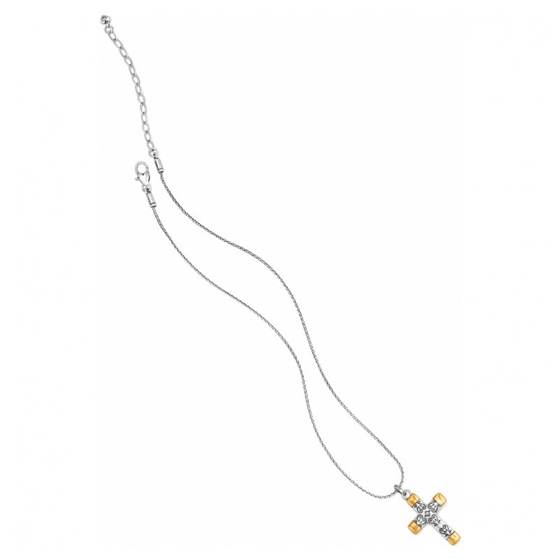 Brighton Venezia Reversible Large Cross Necklace
