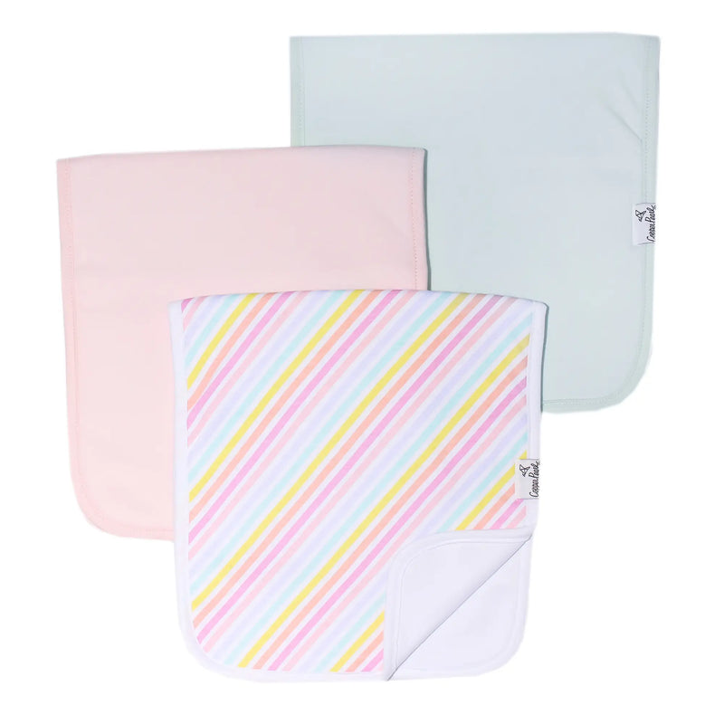 Copper Pearl Premium Burp Cloths - Set of 3 (Assorted Prints) -