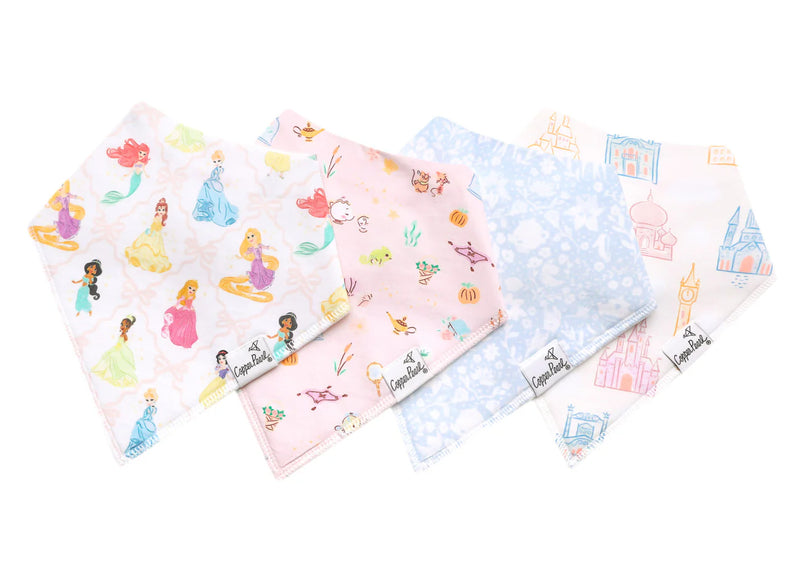 Copper Pearl Baby Bandana Bibs - Set of 4 (Assorted prints)