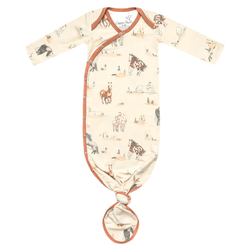 Copper Pearl Knotted Gown - Montana