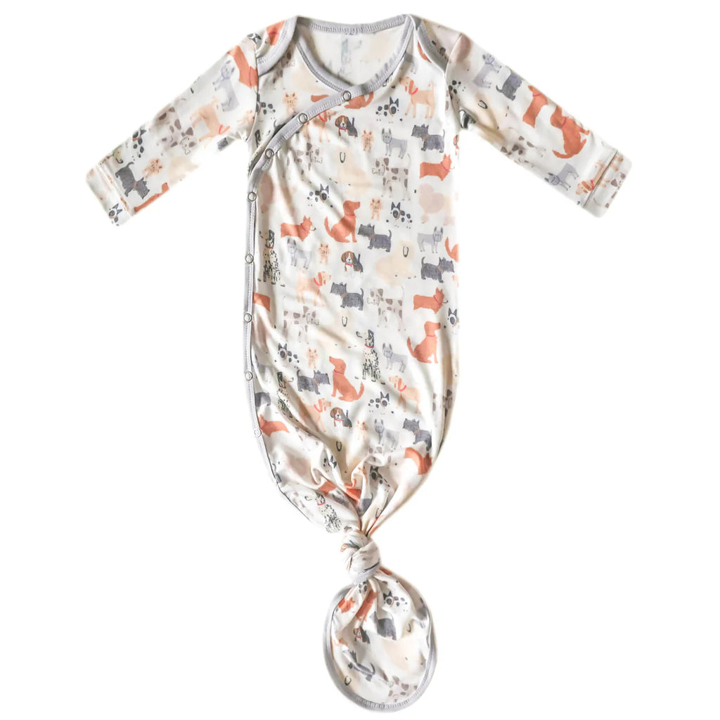 Copper Pearl Knotted Gown - Rufus