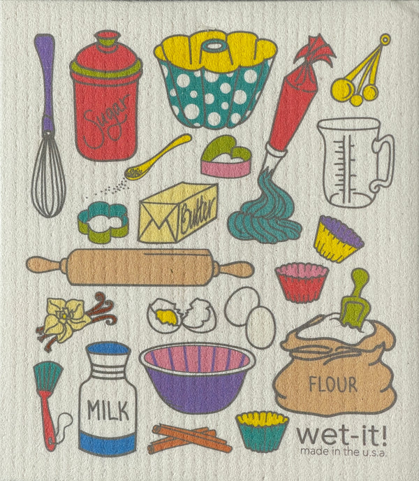 Wet-it! - The Ultimate Wet-it! Swedish Dish Cloth - Baking Time Confetti
