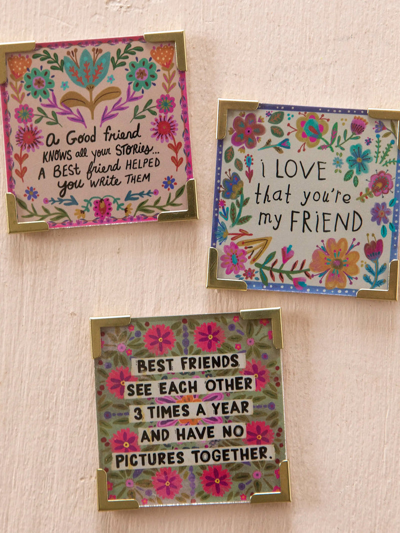 Natural Life Corner Magnet -  Friend