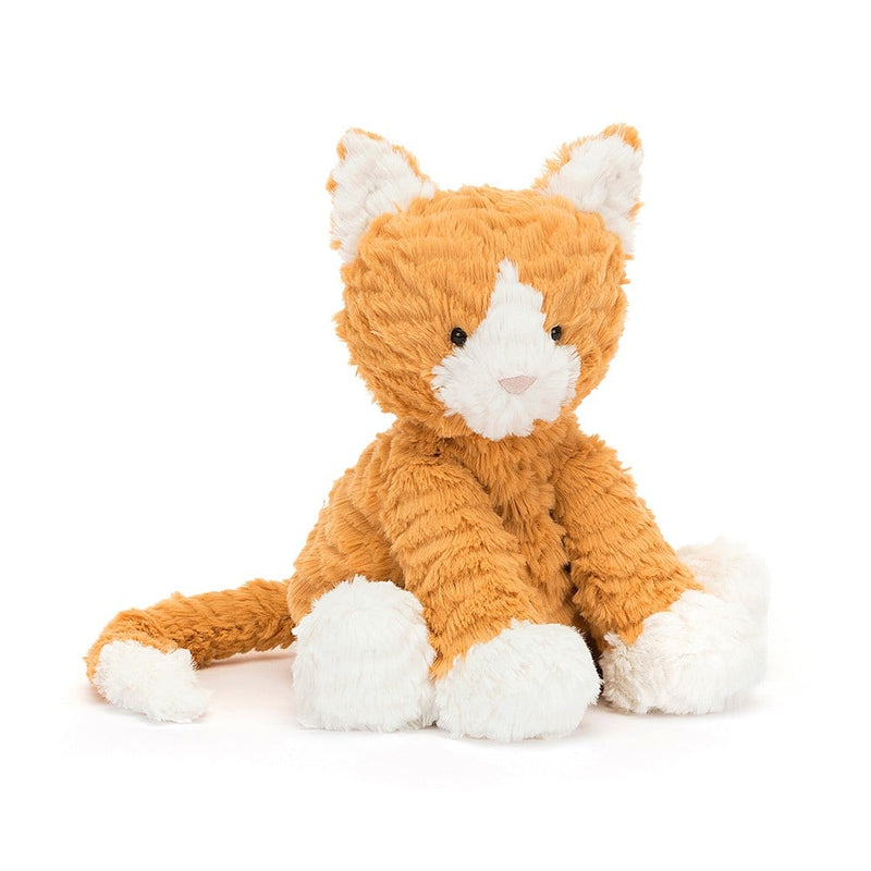 Jellycat Fuddlewuddle Ginger Cat and Ginger, the Courageous Kitten Book Set