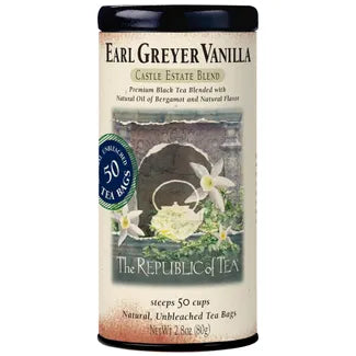 The Republic of Tea - Earl Greyer Vanilla Black Tea Bags