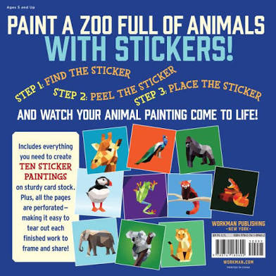 Hachette Book Group - Paint by Sticker Kids: Zoo Animals
