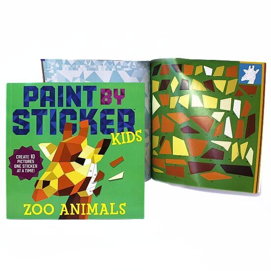 Hachette Book Group - Paint by Sticker Kids: Zoo Animals