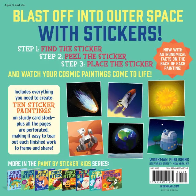 Hachette Book Group - Paint by Sticker Kids: Outer Space