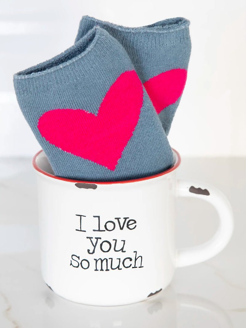Natural Life Camp Mug & Sock Set - Love You So Much