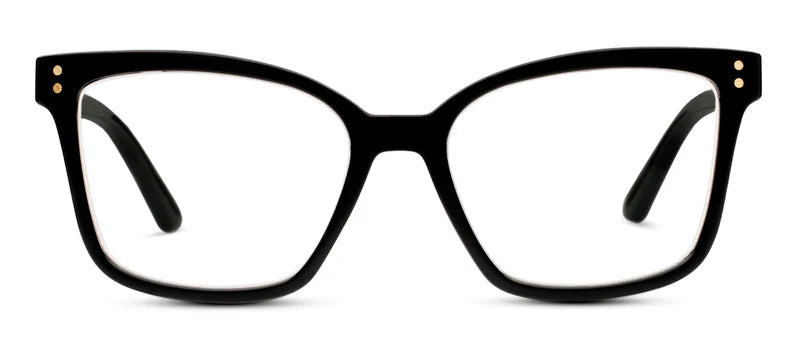 Peepers Readers - Octavia - Black (with Focus™ Blue Light Lenses)