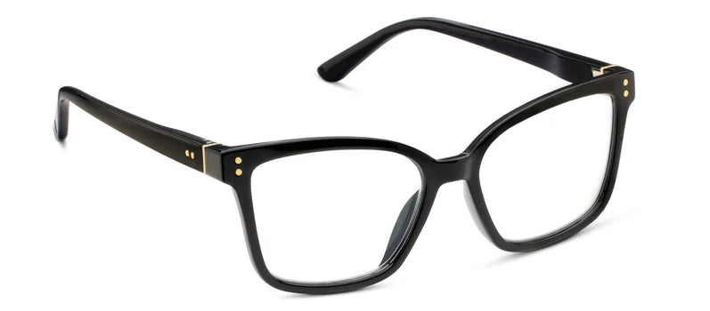 Peepers Readers - Octavia - Black (with Focus™ Blue Light Lenses)