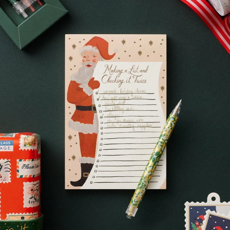 RIFLE PAPER CO. Santa's List Notepad