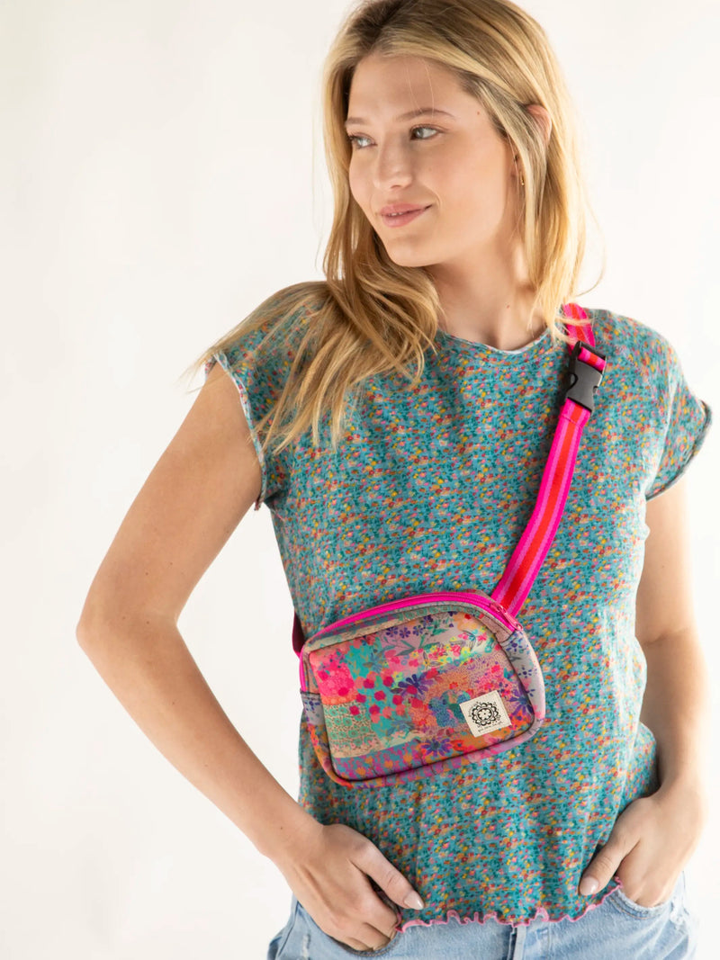 Natural Life® Everyday Fanny Pack - Watercolor Patchwork