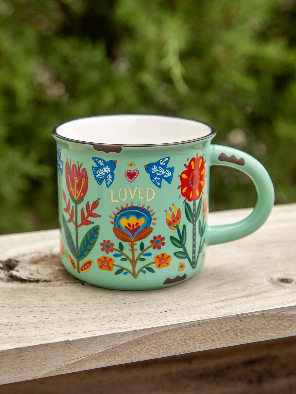 Natural Life® Camp Coffee Mug - Mint Loved