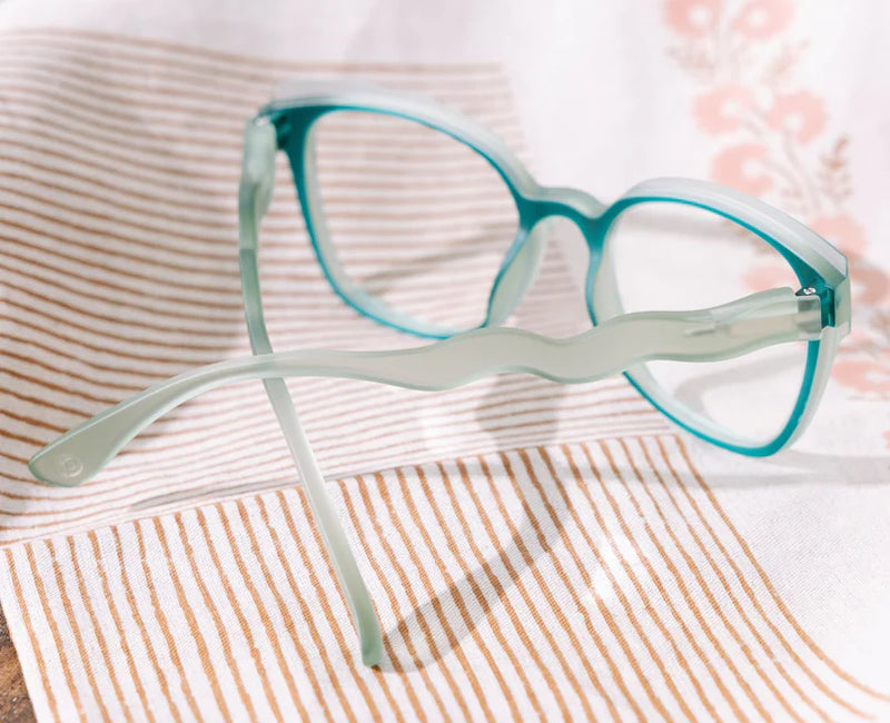 Peepers Readers - If You Say So - Teal (with Blue Light Focus™ Eyewear Lenses)