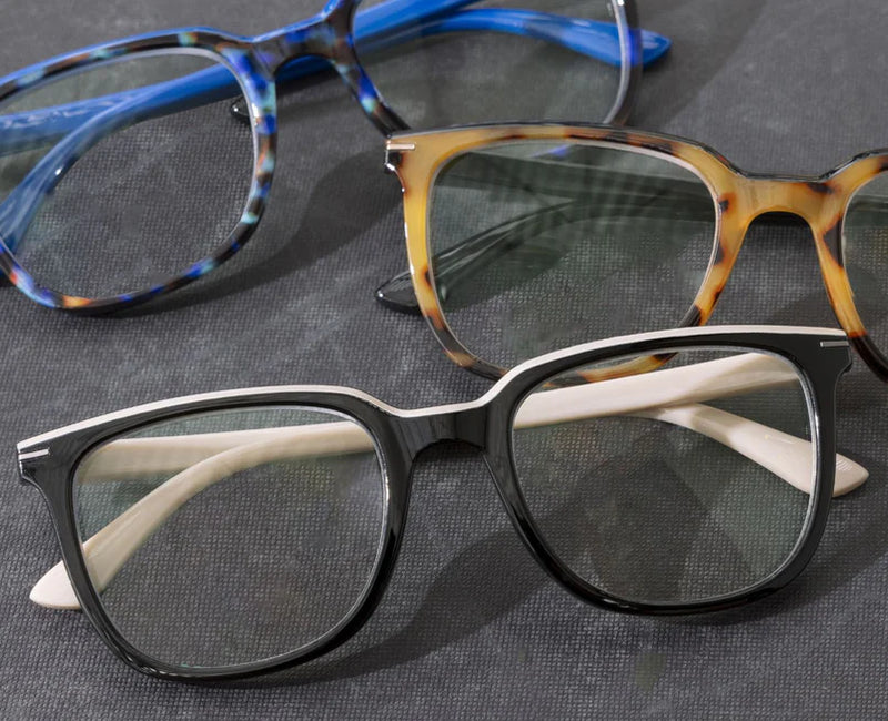 Peepers Readers - Dante - Black/Taupe (with Blue Light Focus™ Eyewear Lenses)