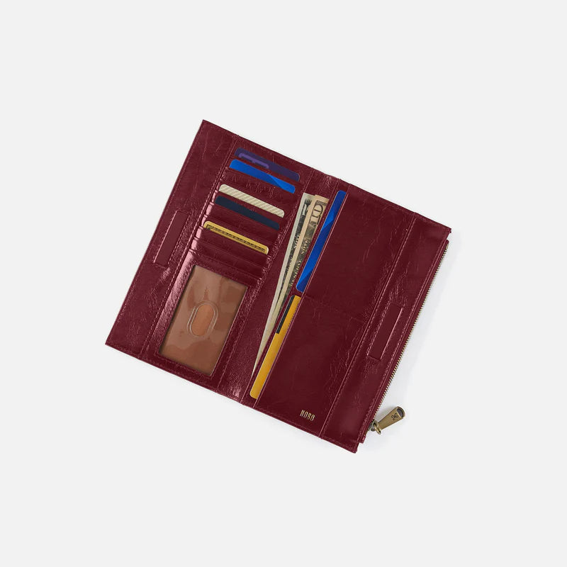 HOBO Jill Large Bifold Wallet - Saddleberry