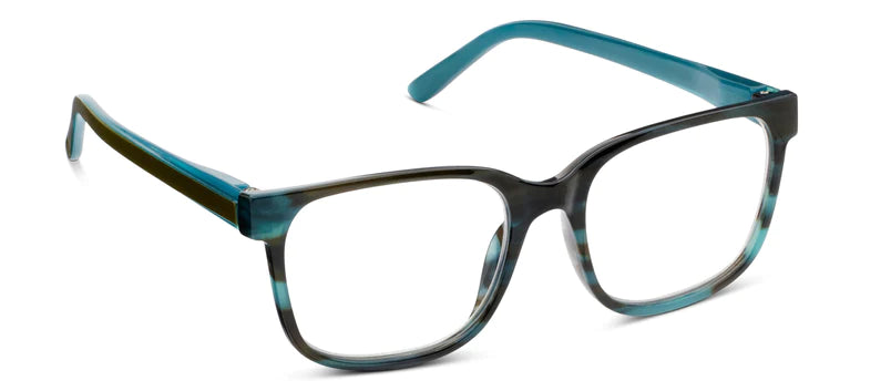 Peepers Readers - Sycamore - Teal Horn/Teal (with Blue Light Focus™ Eyewear Lenses)