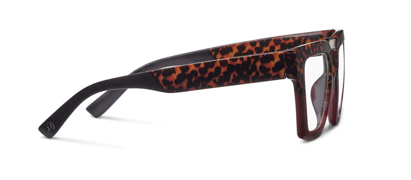 Peepers Readers - Take a Bow - Leopard Tortoise/Red (with Blue Light Focus™ Eyewear Lenses)