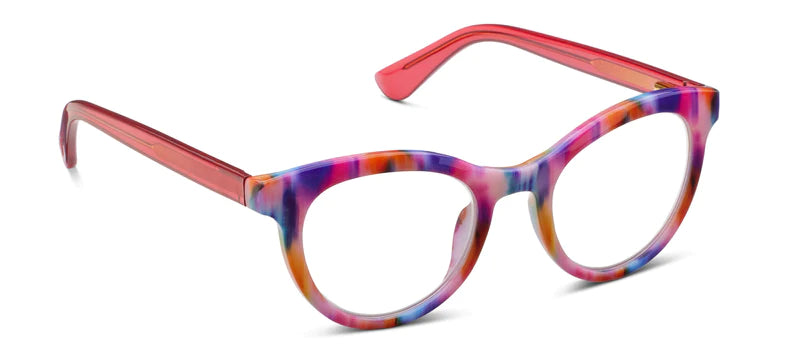 Peepers Readers - Tribeca - Ikat/Red (with Blue Light Focus™ Eyewear Lenses)