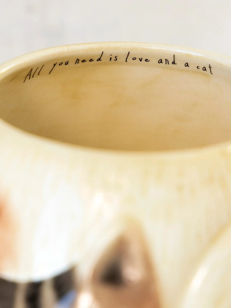Natural Life® Folk Art Coffee Mug - Cat