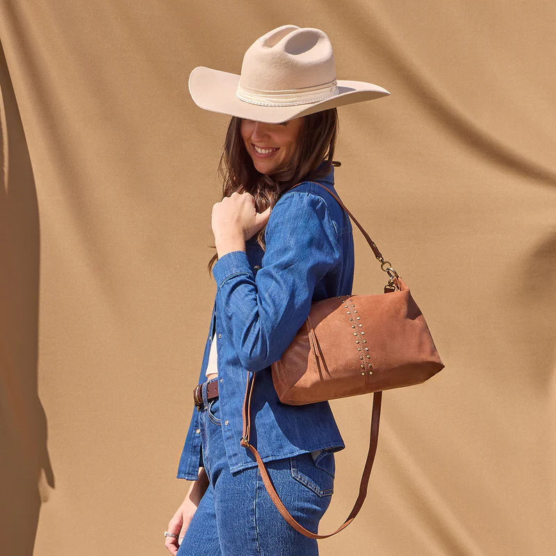 HOBO Avon Shoulder Bag - Burnished Saddle