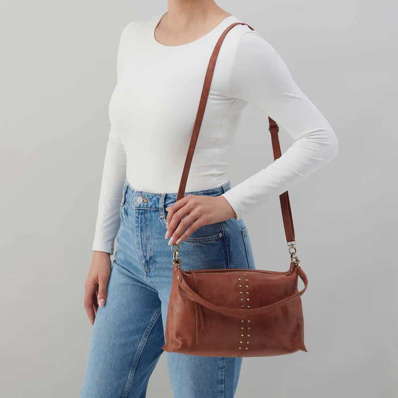 HOBO Avon Shoulder Bag - Burnished Saddle