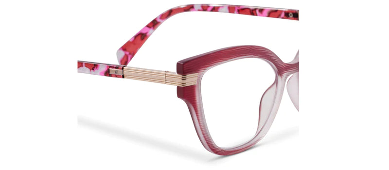 Peepers Readers - Marquee - Red/Spice Quartz (with Blue Light Focus™ Eyewear Lenses)