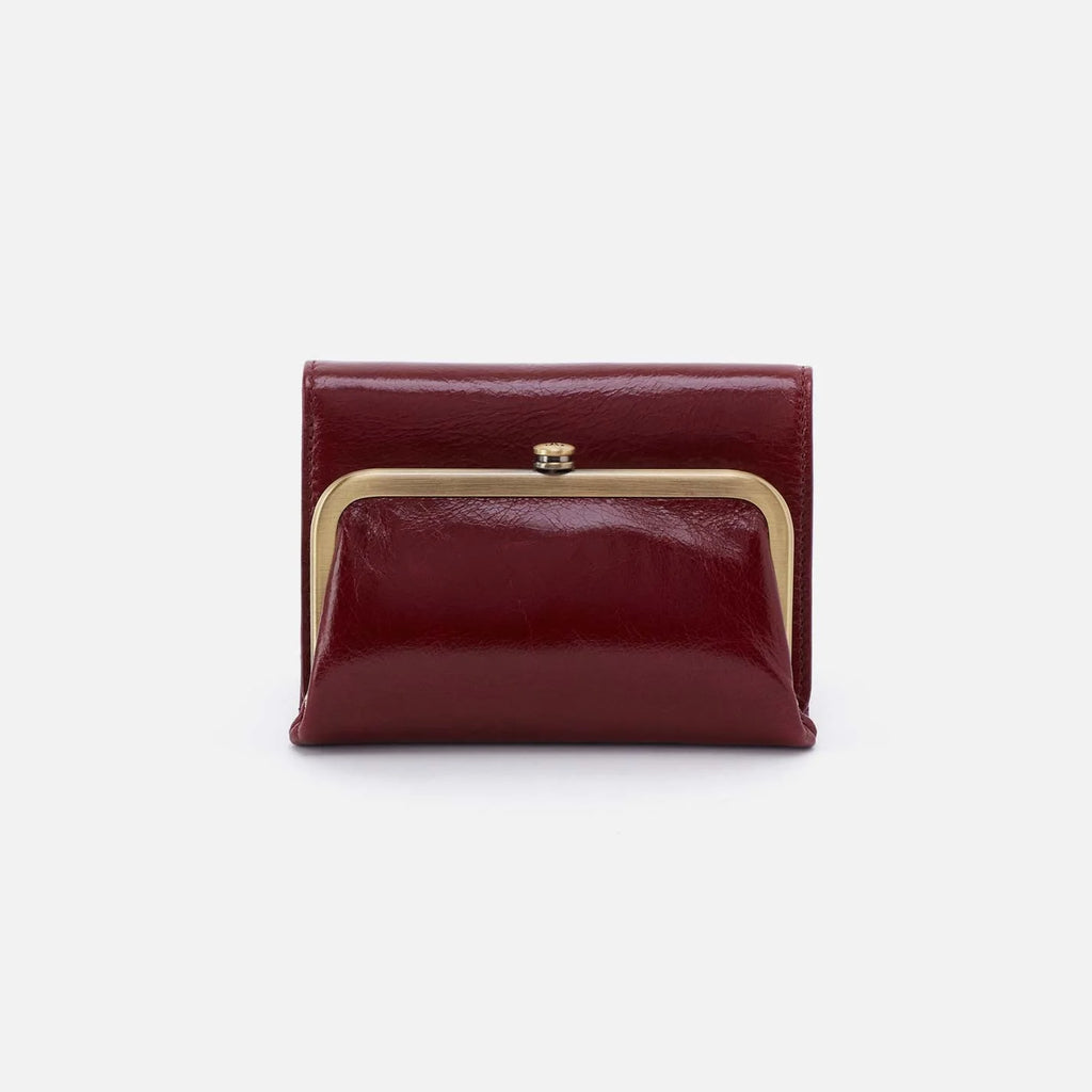 HOBO Robin Compact Wallet - Saddleberry
