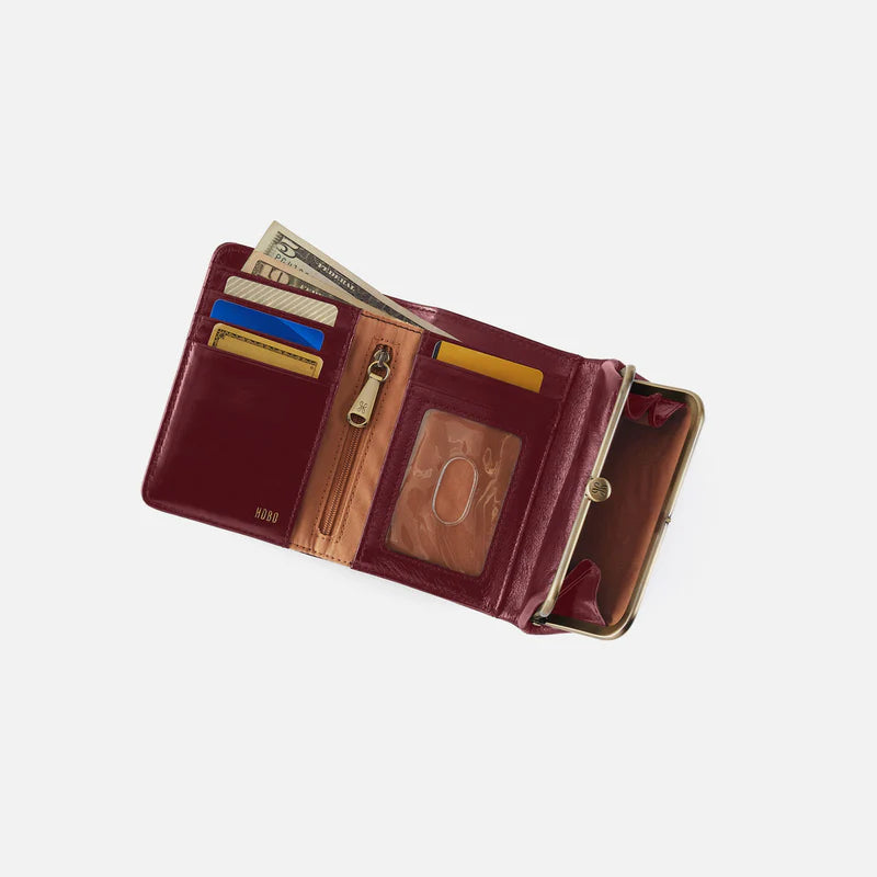 HOBO Robin Compact Wallet - Saddleberry