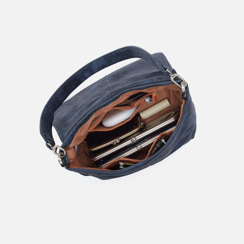 HOBO Harley Convertible Shoulder Bag - Indigo Sky Buffed Leather