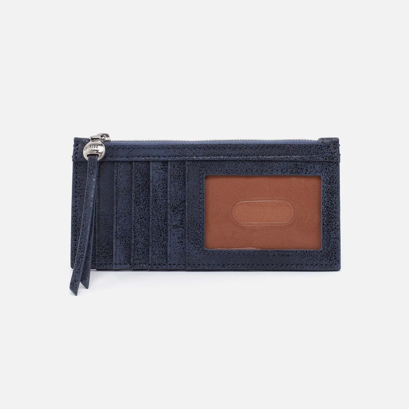 HOBO Carte Credit Card Wallet - Indigo Sky Buffed Leather
