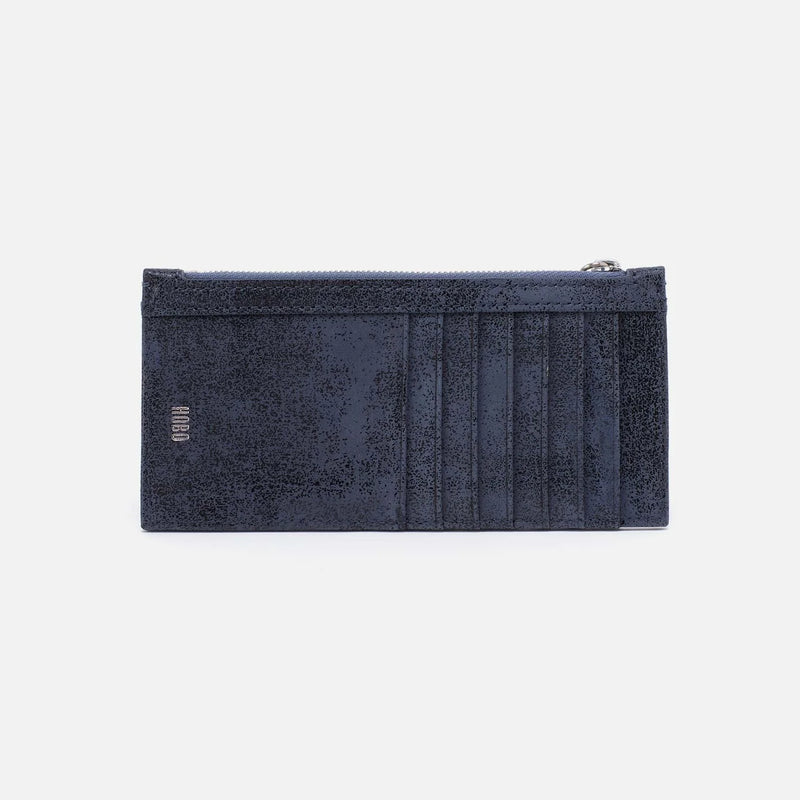 HOBO Carte Credit Card Wallet - Indigo Sky Buffed Leather