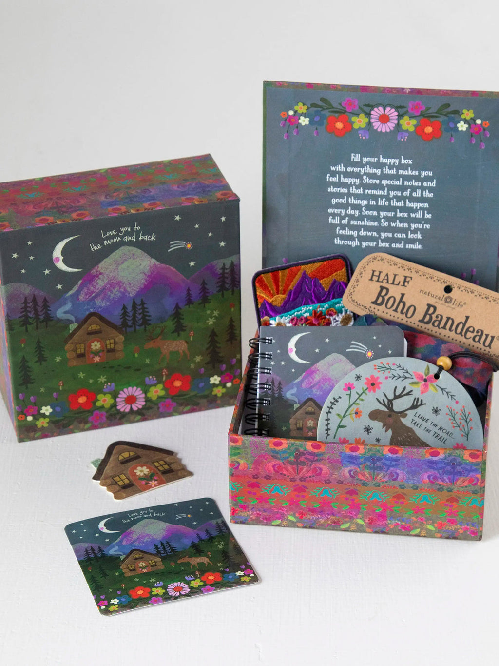 Natural Life Happy Box Gift Set - Love You To The Moon