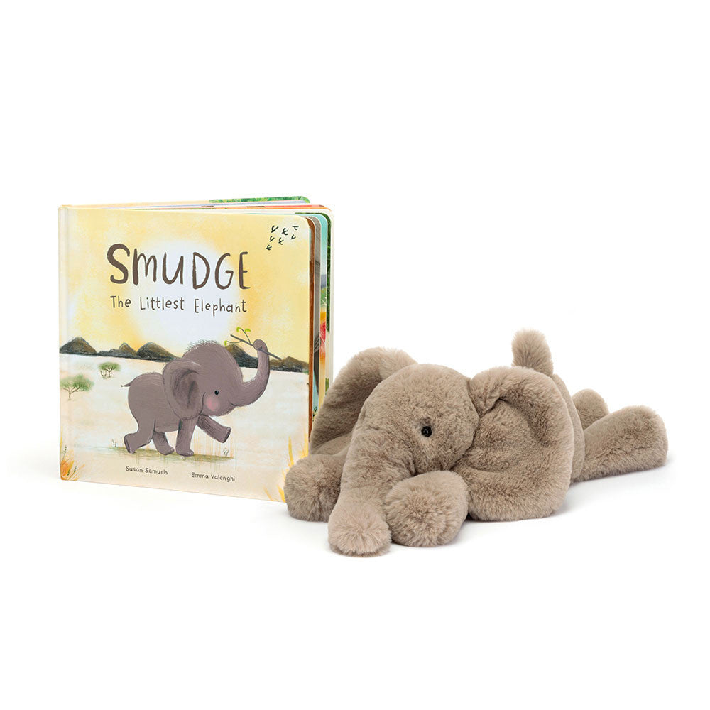 Jellycat Smudge the Littlest Elephant Book and Smudge Elephant Plush
