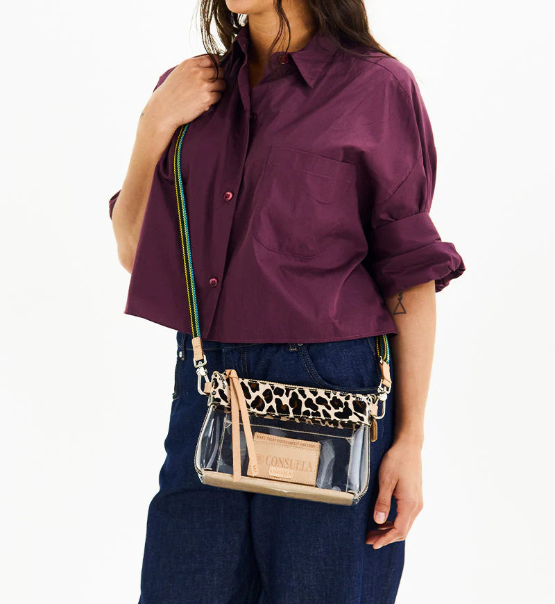 Consuela Midtown Crossbody, Clear Mona