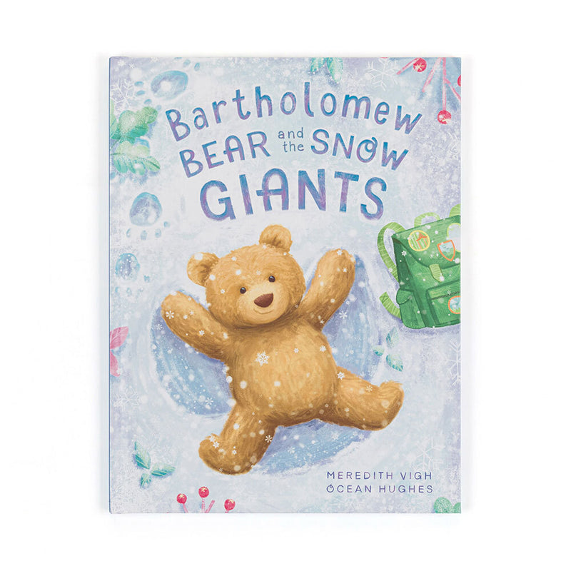 Jellycat Bartholomew Bear And The Snow Giants Book And Bartholomew Bear Medium Plush Set