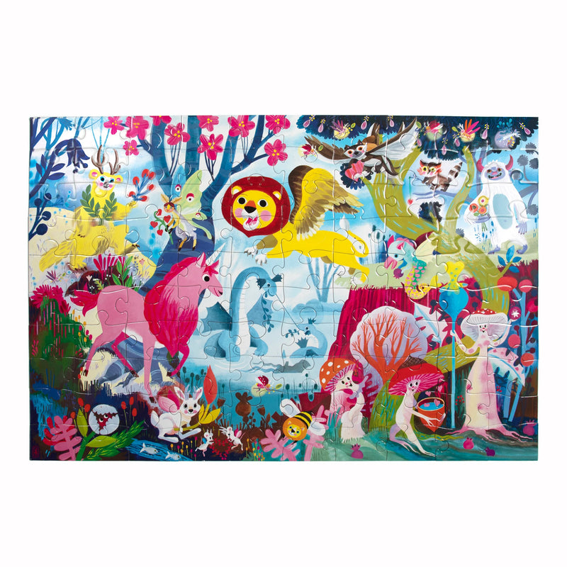 eeBoo - Magical Creatures 100 Piece Puzzle