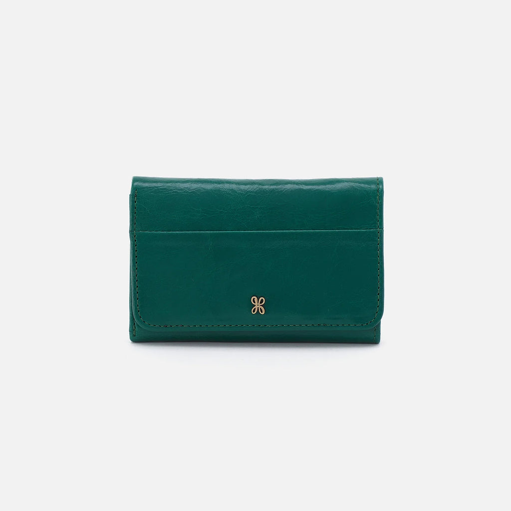 HOBO Jill Trifold Wallet - Alpine Green