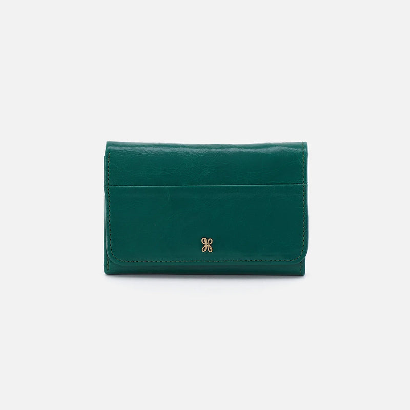 HOBO Jill Trifold Wallet - Alpine Green