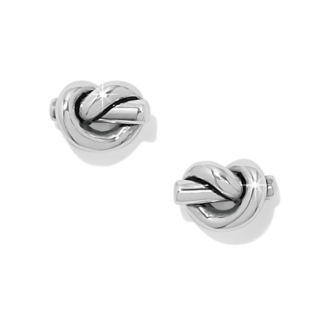 Brighton Interlok Single Knot Post Earrings