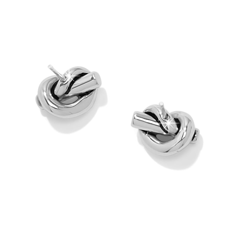 Brighton Interlok Single Knot Post Earrings