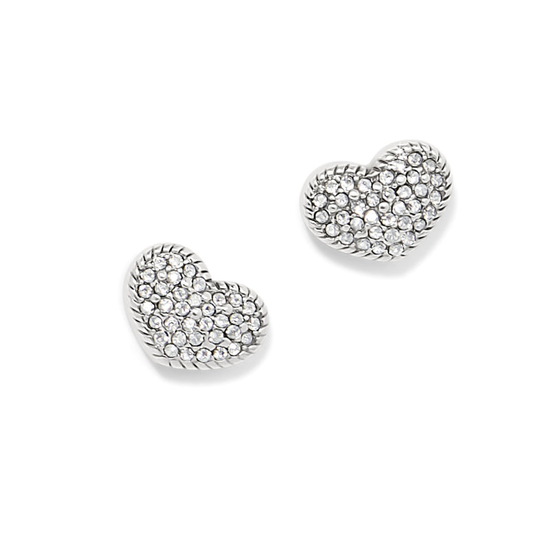 Brighton Illumina Celeste Heart Post Earrings