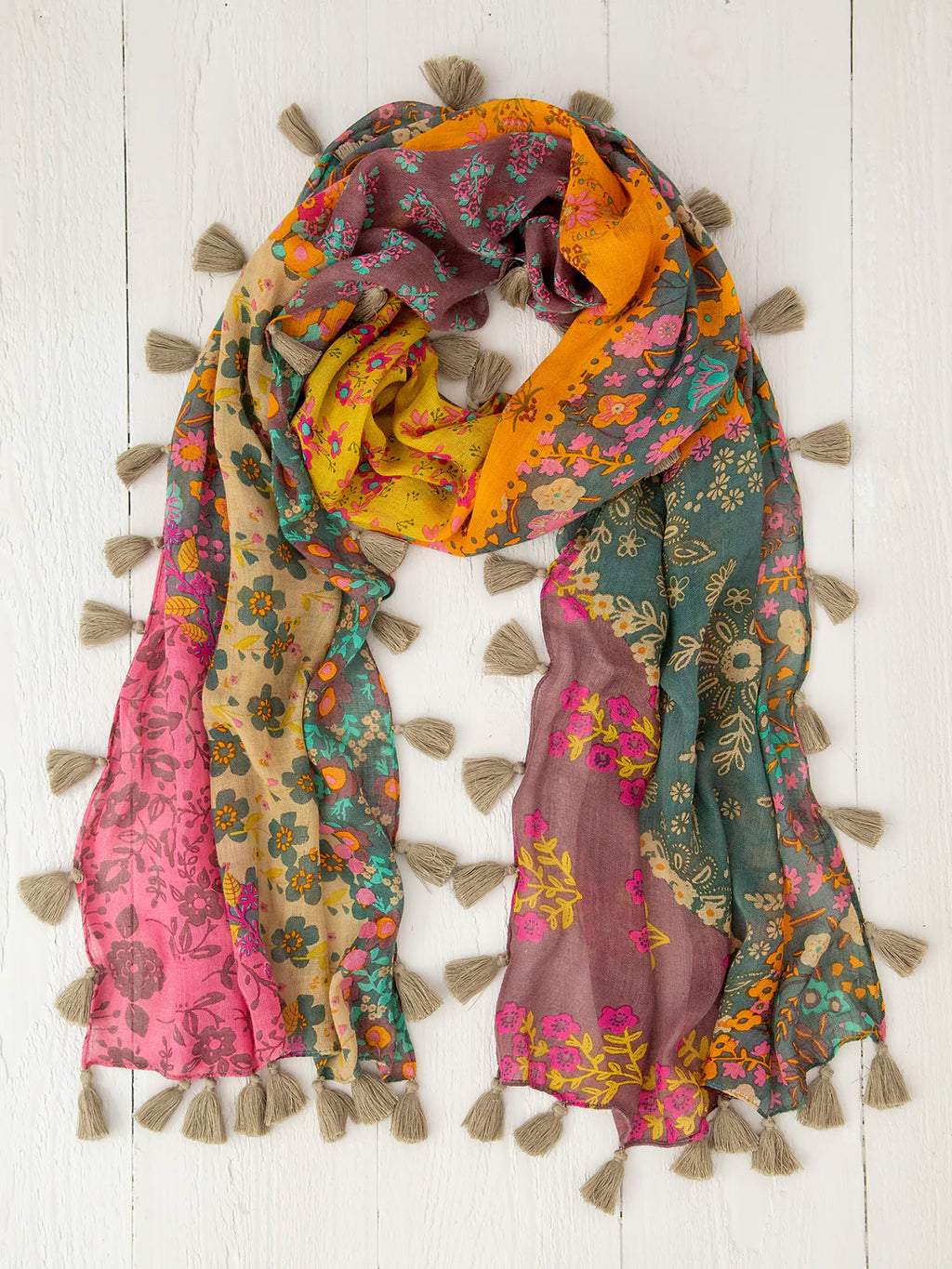 Natural Life Sayulita Scarf - Patchwork