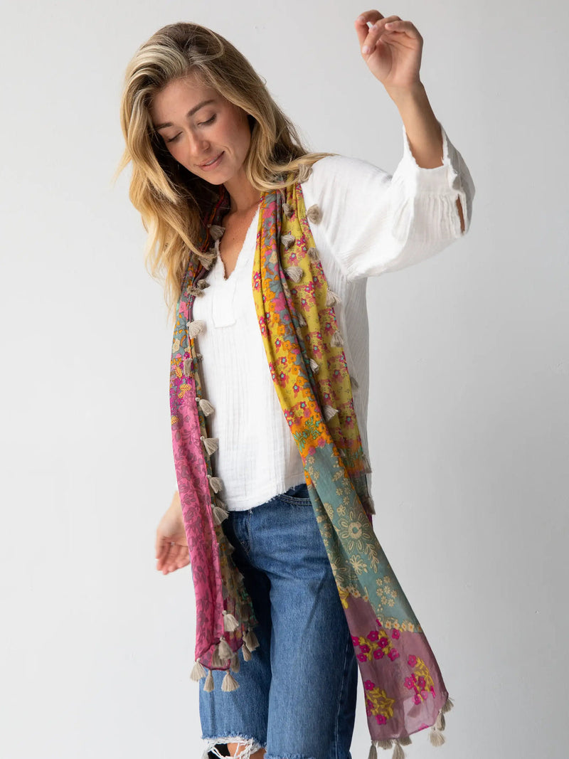 Natural Life Sayulita Scarf - Patchwork