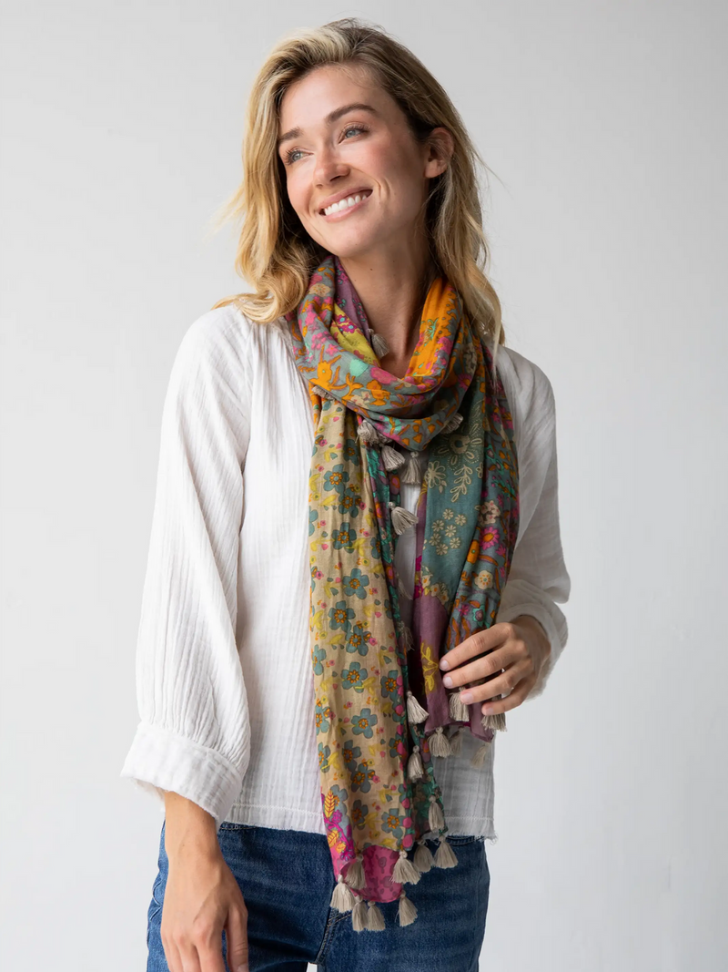 Natural Life Sayulita Scarf - Patchwork